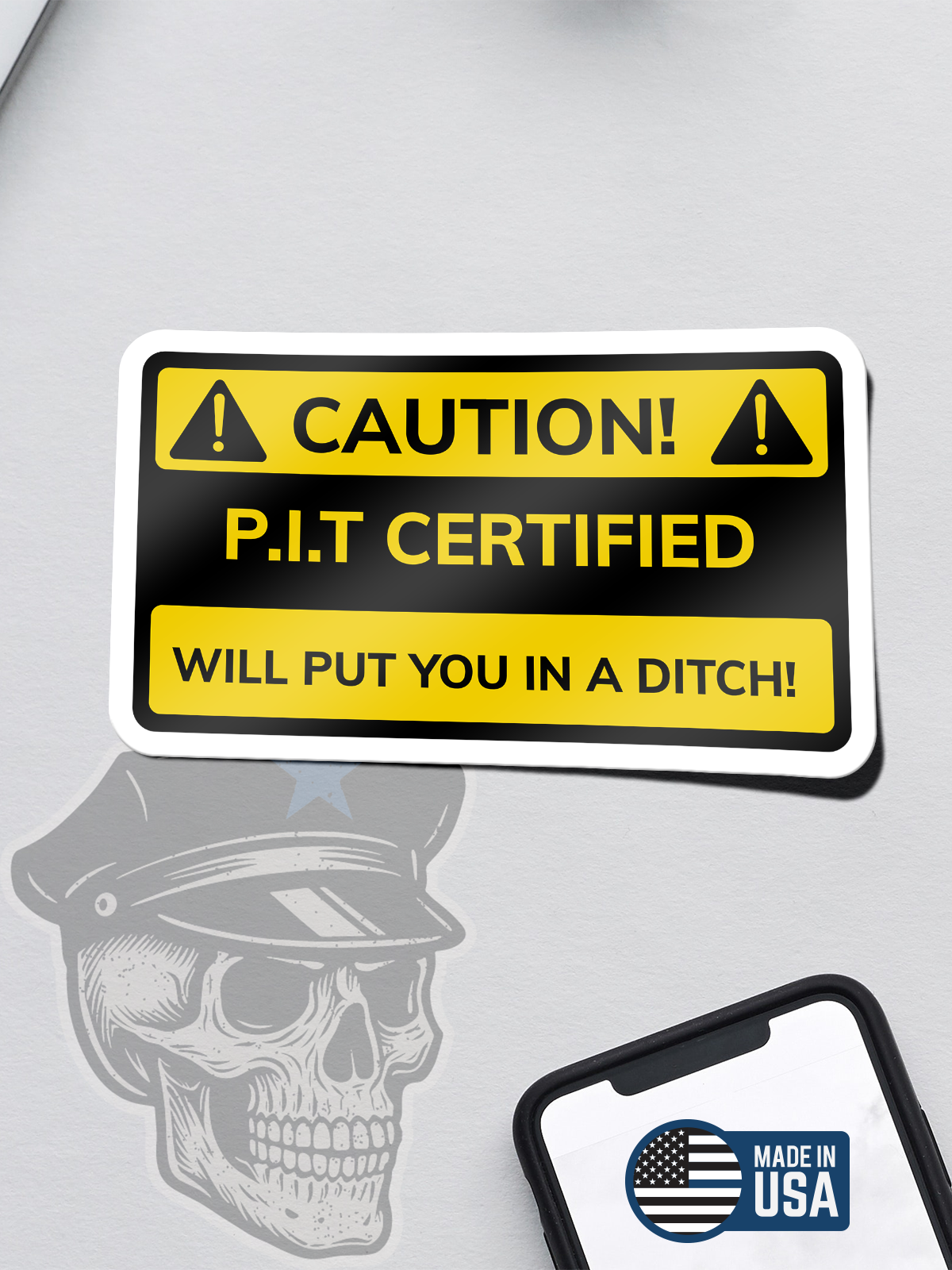 PIT Certified Sticker